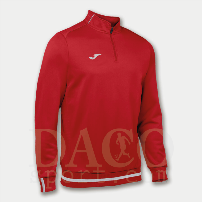 Joma 100421 Felpa ½ Zip CAMPUS Uomo/Bambino Rosso