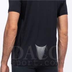 Joma 100949 Maglia Running ELITE VI Uomo Nero-Bianco