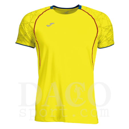 Joma 100587 Maglia Running OLIMPIA MC GialloFluo