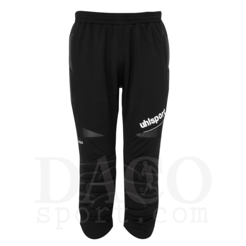 Uhlsport 10 05527 01 Pinocchietto 3/4 Portiere Imbottito ANATOMIC Uomo Nero