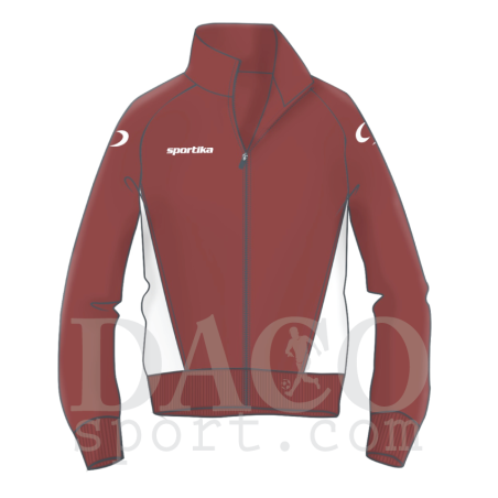 copy of Sportika Giacca Tuta NEST Uomo Granata/Nero/Bianco