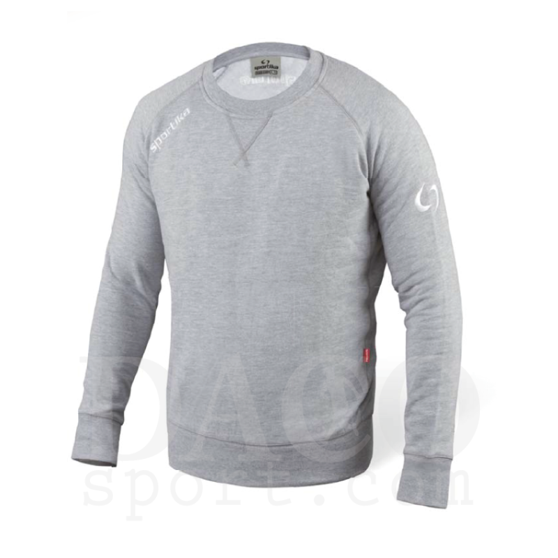 Sportika 7344 Felpa Girocollo OREGON Uomo Grigio