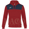 Joma 101106 Felpa con Cappuccio WINNER Uomo Rosso-Blu