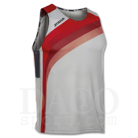 Joma 100394 Canotta Running ELITE V Uomo Grigio