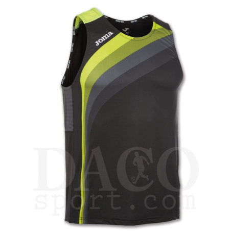 Joma 100394 Canotta Running ELITE V Uomo Nero