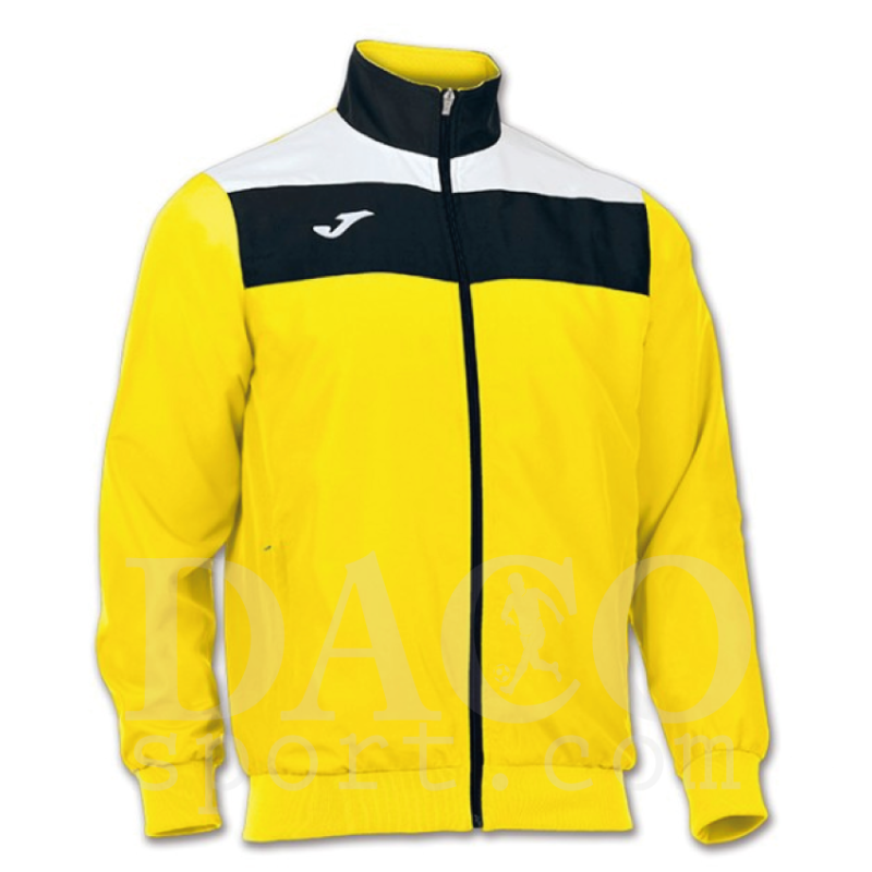 Joma 100225 Giacca Tuta CREW Uomo Giallo-Nero-Bianco