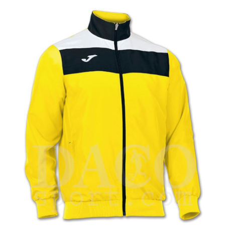 Joma 100225 Giacca Tuta CREW Uomo Giallo-Nero-Bianco