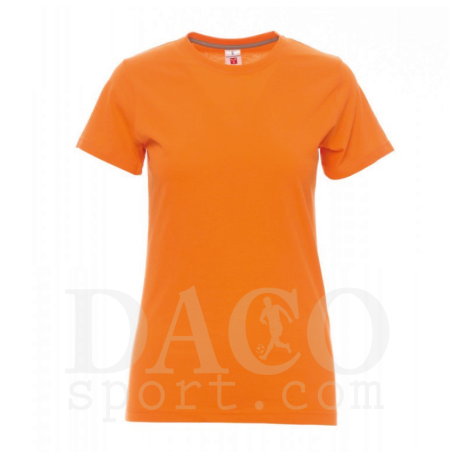 Payper Tshirt in Cotone SUNSET LADY MC Donna Arancio