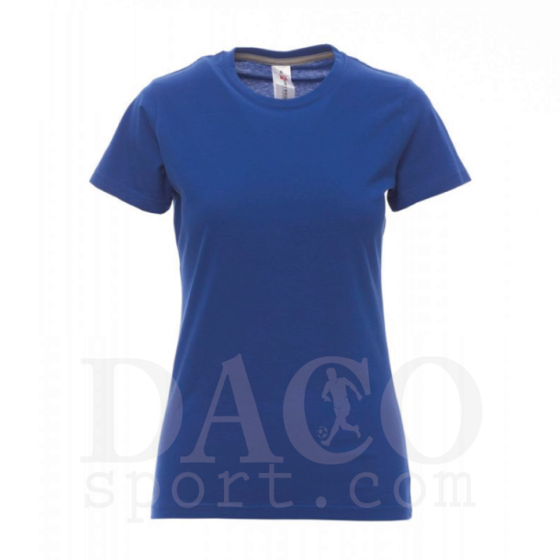 Payper Tshirt in Cotone SUNSET LADY MC Donna Azzurro