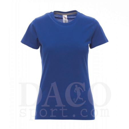 Payper Tshirt in Cotone SUNSET LADY MC Donna Azzurro