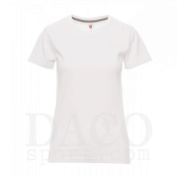 Payper Tshirt in Cotone SUNSET LADY MC Donna Bianco