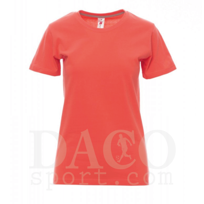 Payper Tshirt in Cotone SUNSET LADY MC Donna Corallo
