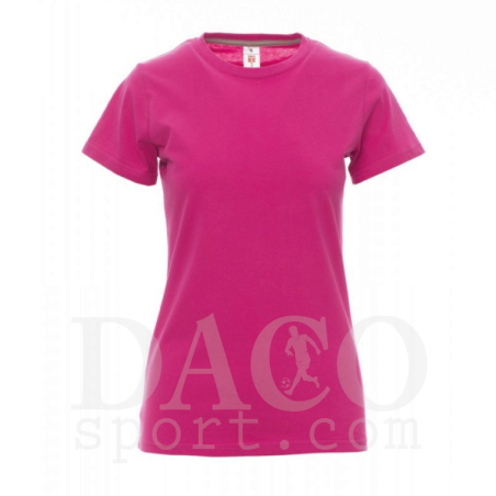 Payper Tshirt in Cotone SUNSET LADY MC Donna Fucsia