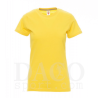Payper Tshirt in Cotone SUNSET LADY MC Donna Giallo