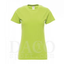 Payper Tshirt in Cotone SUNSET LADY MC Donna Verde Lime