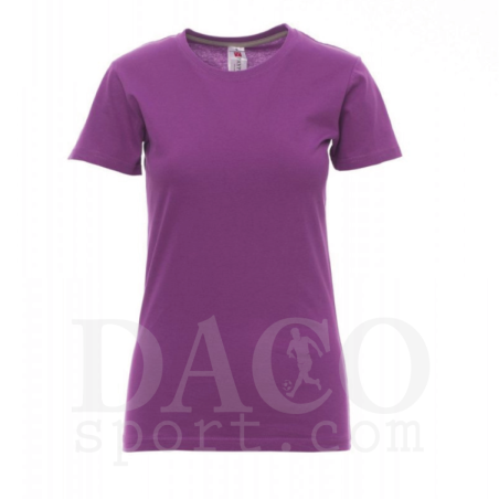 Payper Tshirt in Cotone SUNSET LADY MC Donna Viola Summer