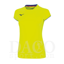 Mizuno 32EA7202 Maglia Gioco CORE MC Donna Giallo Fluo