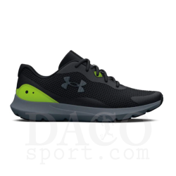 Under Armour 3024883 Scarpe Running SURGE 3 Nero-Lime