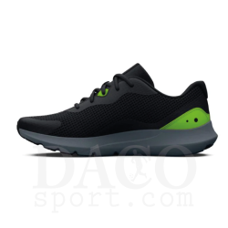 Under Armour 3024883 Scarpe Running SURGE 3 Nero-Lime
