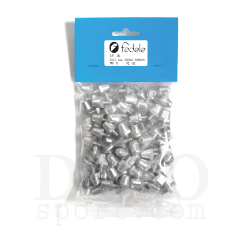 Tacchetti Alluminio 13 mm tornito  - Tacchetti alluminio professional