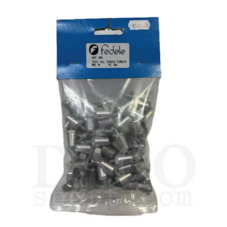Tacchetti Alluminio 18 mm tornito  - Tacchetti alluminio professional