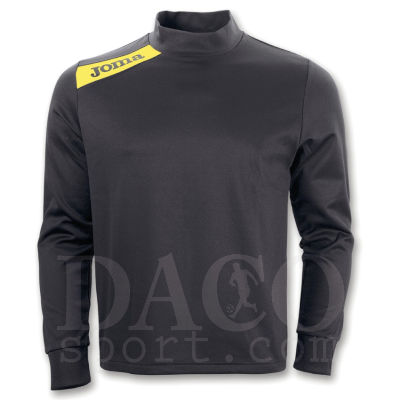 Joma 9016S13.12 Felpa Girocollo ACADEMY Uomo/Bambino Nero-Giallo