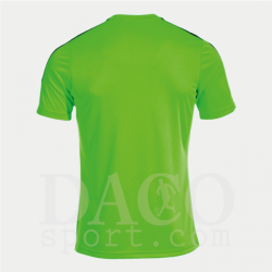 Joma 103245 Maglia Gioco OLIMPIADA MC VerdeFluo-Nero