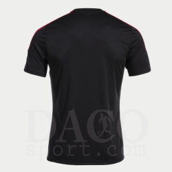 Joma 103245 Maglia Gioco OLIMPIADA MC Nero-Rosso