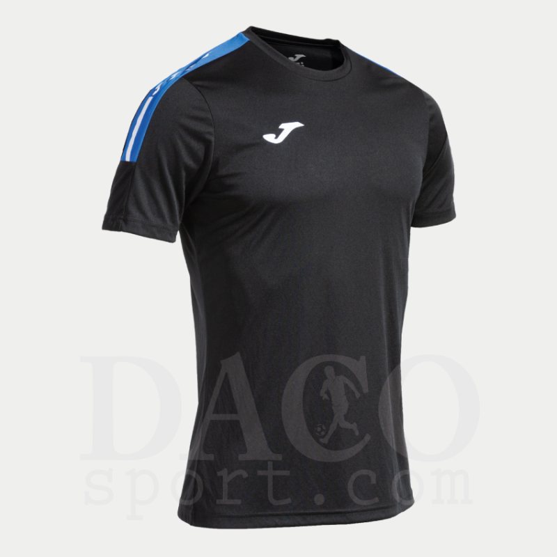 Joma 103245 Maglia Gioco OLIMPIADA MC Nero-Azzurro