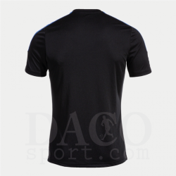 Joma 103245 Maglia Gioco OLIMPIADA MC Nero-Azzurro