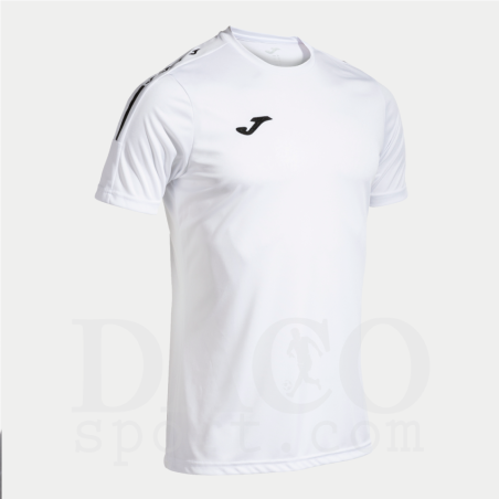 Joma 103245 Maglia Gioco OLIMPIADA MC Bianco