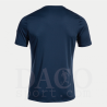 Joma 103245 Maglia Gioco OLIMPIADA MC Blu-Bianco