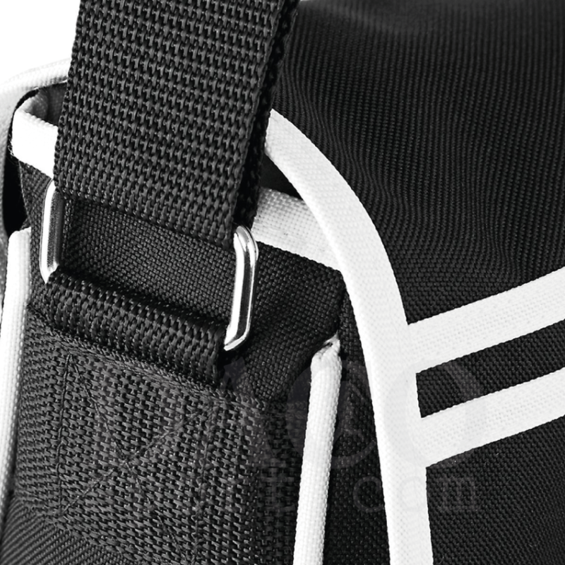 BagBase BG71 Tracolla Retro Messenger Nero