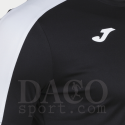 Joma 101656 Maglia Gioco ACADEMY III MC Uomo-Bambino Nero-Bianco