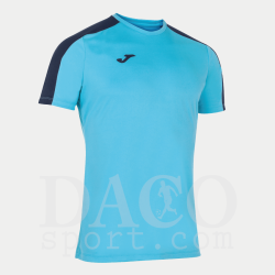 Joma 101656 Maglia Gioco ACADEMY III MC Uomo-Bambino TurcheseFluo-Nero
