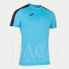 Joma 101656 Maglia Gioco ACADEMY III MC Uomo-Bambino TurcheseFluo-Nero