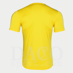 Joma 101656 Maglia Gioco ACADEMY III MC Uomo-Bambino Giallo-Nero