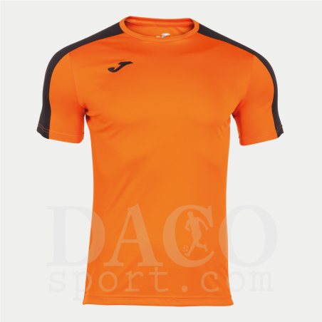 Joma 101656 Maglia Gioco ACADEMY III MC Uomo-Bambino Arancio-Nero