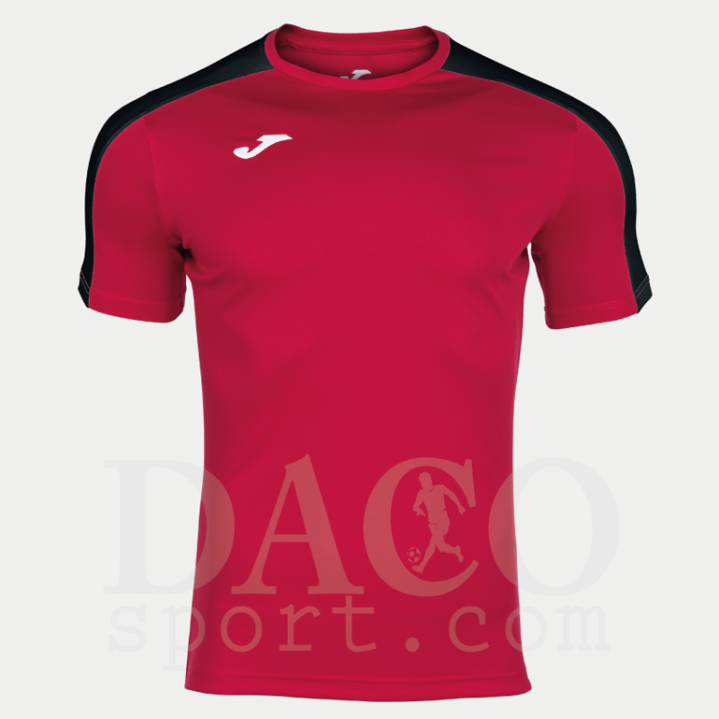 Joma 101656 Maglia Gioco ACADEMY III MC Uomo-Bambino Rosso-Nero