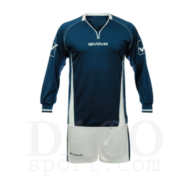 Givova Kit Gara LEAGUE Uomo Blu-Bianco