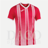 Joma 101464 Maglia Gioco TIGER II MC Uomo/Bambino Rosso-Bianco