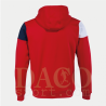 Joma 103087 Giacca Tuta e Cappuccio CREW V Uomo Rosso-Bianco-Blu