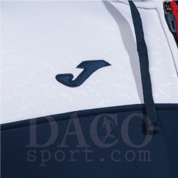 Joma 103087 Giacca Tuta e Cappuccio CREW V Uomo Blu-Bianco-Rosso