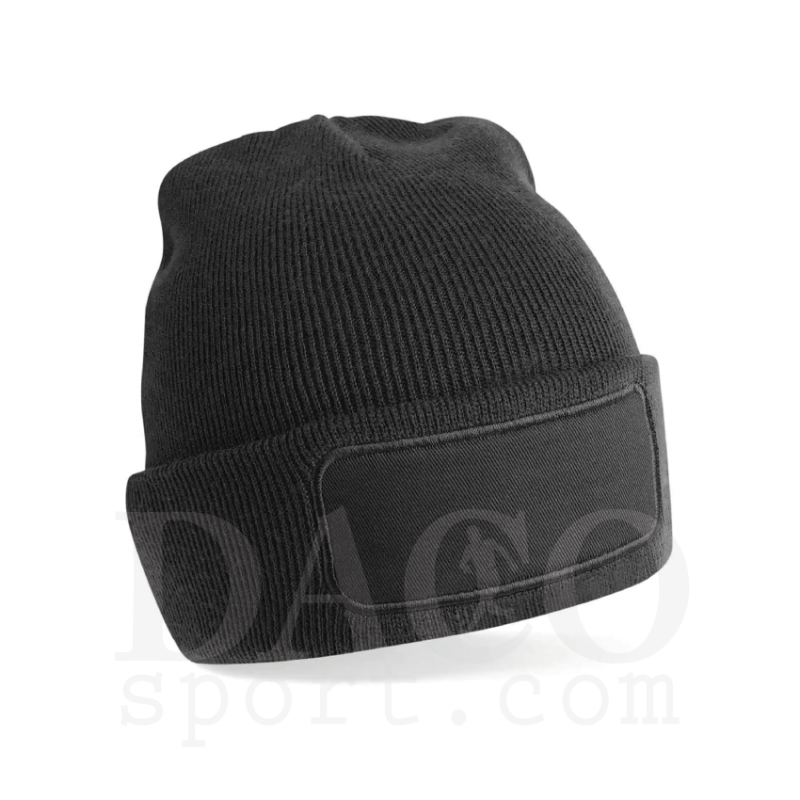 Beechfield B445 Berretto PRINTERS'S BEANIE Uomo Nero