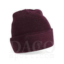 Beechfield Berretto PRINTERS'S BEANIE Uomo Granata