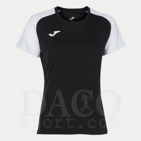 Joma 901335 Maglia Gioco ACADEMY IV MC Donna Nero-Bianco