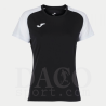 Joma 901335 Maglia Gioco ACADEMY IV MC Donna Nero-Bianco