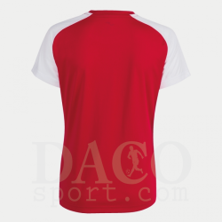 Joma 901335 Maglia Gioco ACADEMY IV MC Donna Rosso-Bianco