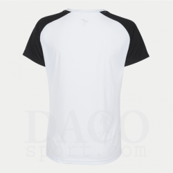 Joma 901335 Maglia Gioco ACADEMY IV MC Donna Bianco-Nero