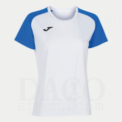 Joma 901335 Maglia Gioco ACADEMY IV MC Donna Bianco-Azzurro